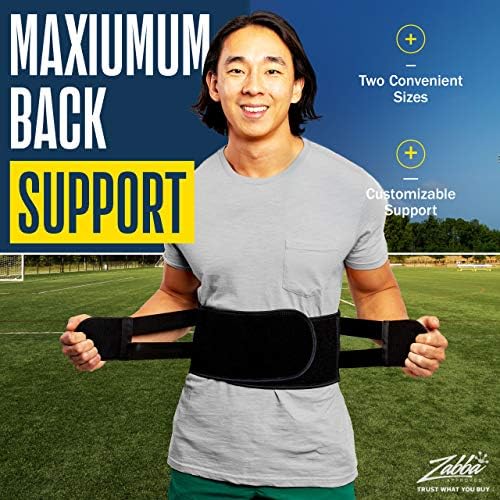 Back Brace - Back Support Belts for Men Women, Compression Lower Back Brace for Pain Relief, Strained Muscles, Breathable Lumbar Belts with Functional Pocket for Sciatica