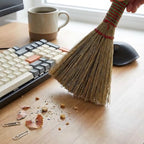 Mini Straw Broom, Desktop Cleaning Broom, Portable, Used for Cleaning Kitchens, Offices, Homes, Computers, and car