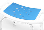 MINIVON Shower Chair Pad 9" x 14" Inch Bath Seat Cushion Anti Skid, Cover Bathroom Tub Transfer Bench, Stickable Waterproof Soft Foam Fit Bath Chair, Padded Shower Stool Seat Mat for Elderly