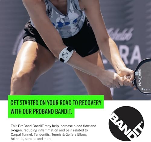 BandIT ® Therapeutic Arm Band for Elbow & Forearm Pain Relief, Anatomically Focused Dynamic Compression Band for Carpal Tunnel, Tendonitis, Tennis Elbow, Golfers Elbow, Sprains, & Arthritis, White