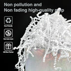2LB Crinkle Cut Paper Shred Filler for Bag Gift Box Basket Confetti Paper Shreded Stuffing Decoration for Valentine's Day Holiday Party(White)