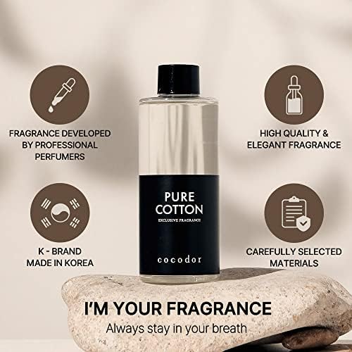 COCODOR Reed Diffuser Oil Refill/Cedar Wood/6.7oz(200ml)/1 Pack/Aromatherapy, Home Fragrance, Scented Oils, Oils for Reed Diffuser, Bathroom Home Decor