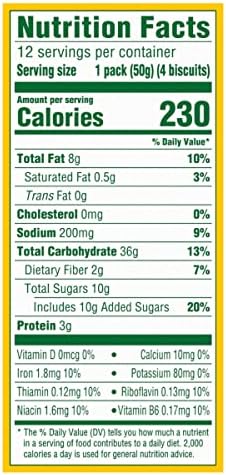 belVita Breakfast Bars Biscuits, Golden Oat, Value Pack, 12 Packs (4 Biscuits Per Pack)