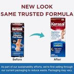 Kerasal Nighttime Intensive Foot Repair, Skin Healing Ointment for Cracked Heels and Dry Feet, 1 oz (Packaging May Vary)