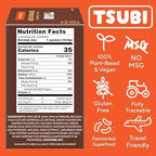Tsubi Soup Freeze-Dried Japanese Miso Soup Packets - Instant, Vegan, Easy Mix, Gluten & MSG-Free, and Flavorful - Ready in Seconds -Made in Japan - Red Miso (Spicy Mushroom) - 4 Packs