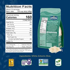 Lundberg White Arborio Rice - Short-Grain White Rice, Creamy Texture for Making Risotto, Rice Pudding, Healthy Food Recipes, Vegan Food, Gluten-Free Rice Grown in California, 32 Oz