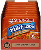 Maruchan Yakisoba Spicy Chicken Flavor, 4.11 Oz, Pack of 8, (4178990743)