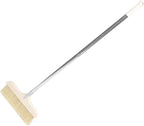 Detachable Soft Bristle Broom Handle for Efficient Floor Cleaning at Lightweight Design for Comfortable to Hold and Storage for Narrow Spaces