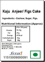 Ghasitaram Gifts Indian Sweets - Kaju Anjeer/Figs Cake
