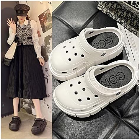 Bathroom Slippers Fashion Personality Slippers Summer Hole Shoes for Women External High Heel Shoes for Women New Children Beach Shoes Indoor Slippers ZA