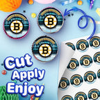 30 x Edible Cupcake Toppers – Boston Hockey Team Themed Collection of Edible Cake Decorations | Uncut Edible on Wafer Sheet