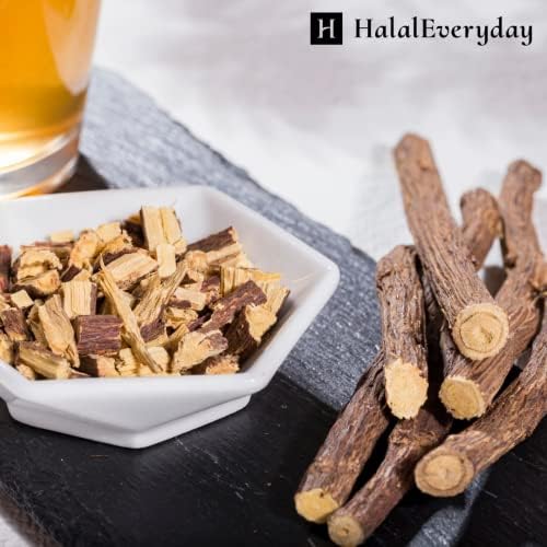 African Licorice Sticks - 1 Lb - 100% Pure Licorice Sticks by HalalEveryDay - Assorted Length - Thin Width