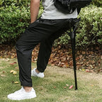 Adjustable Telescopic Folding Stool Portable Single Leg Tall Chair for Outdoor Camping Walking
