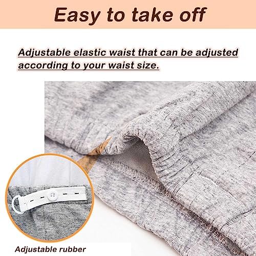Urine Incontinence Shorts, Washable Elastic Adjustable Patient Care Trousers for Adults, Elderly