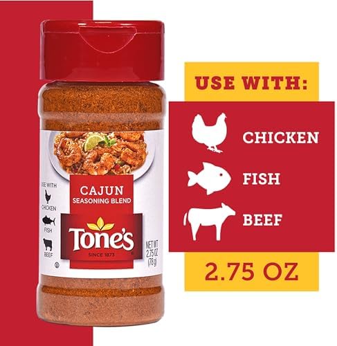 Tone's Cajun Seasoning Blend, 2.75 Ounce