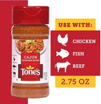 Tone's Cajun Seasoning Blend, 2.75 Ounce