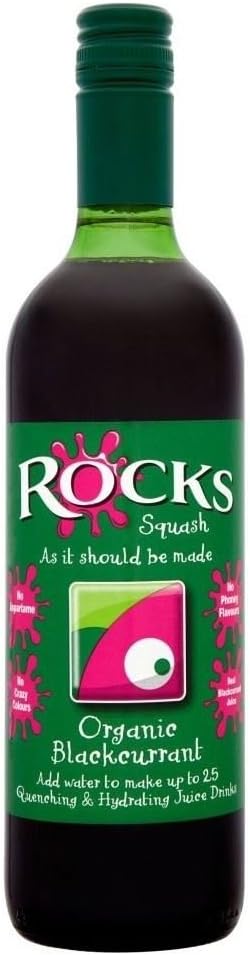 Rocks Organic Blackcurrant Squash 740ml