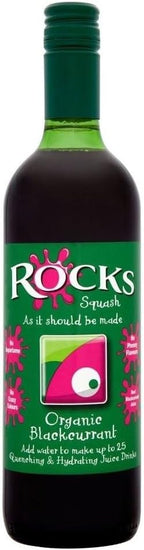 Rocks Organic Blackcurrant Squash 740ml