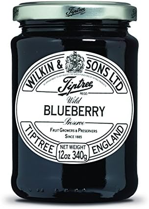 Tiptree Wild Blueberry Preserve, 12 Ounce Jar
