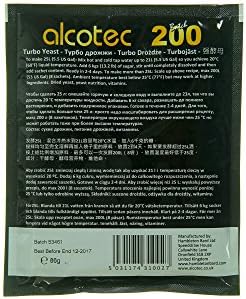 Alcotec Batch 200 Turbo Yeast (Pack of 6)