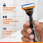 Gillette Fusion5 Power Razor Blade Refills for Men, 8 Count, with Precision Trimmer