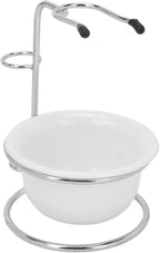 Sonew Shaving Stand Bowl Set, Professional Shaving Soap Bowl Brush Holder Safety Stand Kit for Men, Men's Wet Shaving Kit