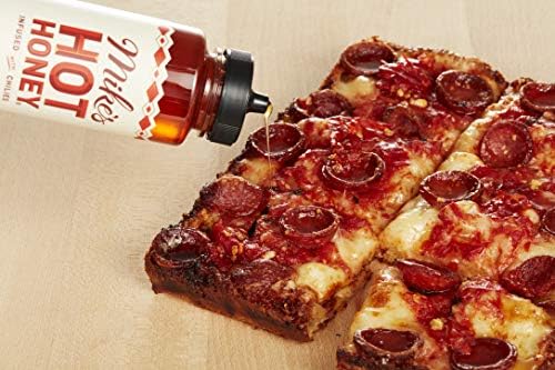Mike’s Hot Honey, 12 oz Squeeze Bottle (1 Pack), Honey with a Kick, Sweetness & Heat, 100% Pure Honey, Shelf-Stable, Gluten-Free & Paleo