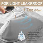 Battewa Cotton Incontinence Underwear for Men Light Protective Boxer Brief Leak Proof Underwear for Bladder Leakage 50ml