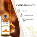 EUQEE Copaiba Essential Oil 118 ml Pure Copaiba Oil Essential Oil with Dropper for Diffusers, DIY Soap, Candle Making, Aromatherapy (4fl oz)