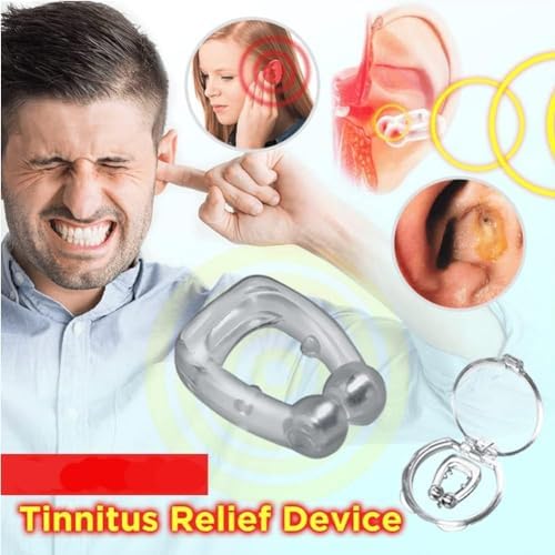 Acupeace Tinnitus Relief Device, Auricalm Tinnitus Relief Device, Tinnitus Relief for Ringing Ears, Tinnitus Ear Cuff Set Stop Ear Ringing (1Pair)