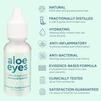 Drops - Preservative-Free Dry Eye Relief - Natural Eye Care - Alternative to Eye Wipes - Contact Lens Friendly - 0.5 Fl oz