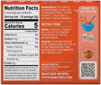 Simply Desserts Sugar-Free Orange Jel, 6-Pack – Vegan Dessert, Keto Snacks, Diabetic Friendly & Kosher, 1.7 Oz Ea