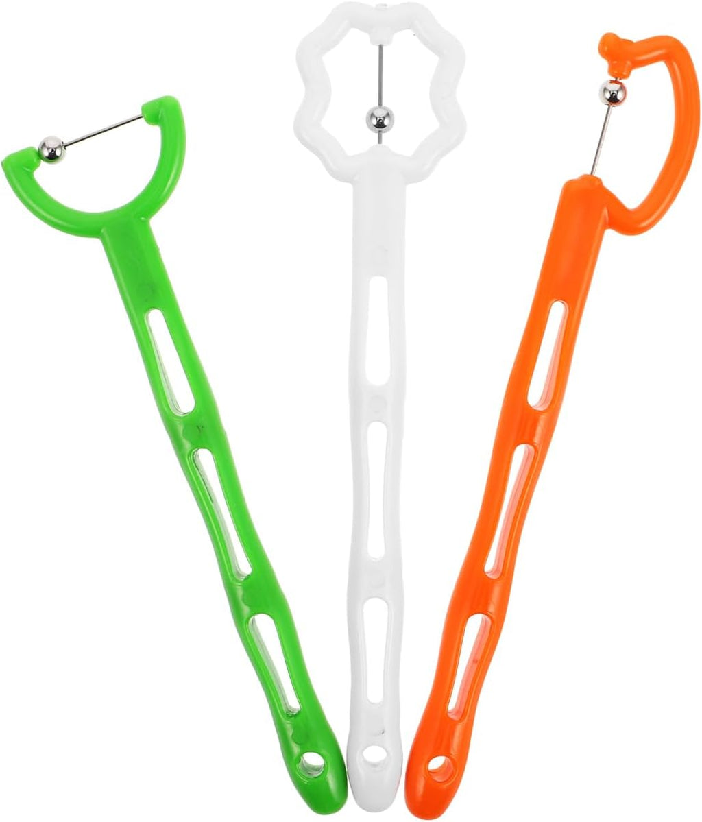 Garneck 3Pcs Oral Muscle Trainer Kids Tongue Thrust Corrector for Kids Speech Therapy Materials Tongue Muscle Exerciser Oral Training Tool