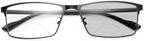 mincl/Mens Bifocal Reading Glasses Vintage Transition Photochromic Sunglasses Square Clear Magnification Presbyopia