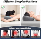 xiaomubiao Face Down Pillows for Massage Table, Massage Headrest for Bed, Face Pillow for Stomach Sleeping, BBL Pillow After Surgery Post Eye Surgery & Vitrectomy Recovery, Removable Cover Grey