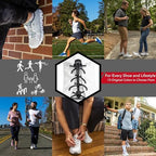 Lock Laces - Elastic No Tie Shoelaces 1 Size Fits All for Kids Adults Tieless Shoe Laces Tennis Shoes Sneakers