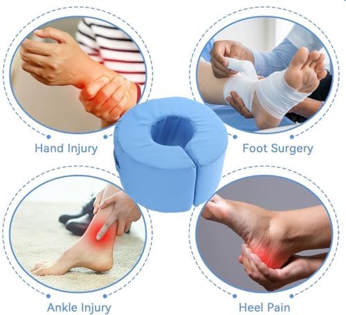2pcs Foot Elevator, Support Leg Hand Rest Cushion, Foam Ankle Pillow, Elevation Pillows Support Pads Preventing Ulcers/Sores/Pressure