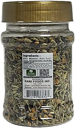 Desi Kitchen Spices All Natural | Salt Free | Vegan | NON GMO | Panch Puran (Indian 5 Spice) 85gm (3 oz)