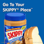 SKIPPY Chunky Peanut Butter, Crunchy Peanut Butter, Twin Pack, 40oz Jars