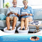Ionic Foot Bath Detox Machine, Professional Ion Cleanse Dual Ionic Detox Foot Bath Spa Ion Spa Chi Cleanse System for Home USE, 8 Mode Foot Spa Detox, Far Infrared Belt
