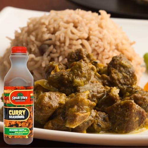 Spur Tree Jamaican Curry Seasoning – Experience Authentic Jamaican Taste – All-Natural And Fresh Ingredients – Curry Seasoning Jamaican – Curry Jamaican (35 Oz)
