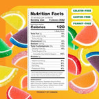 Fruit Slices - 1 Pound Pack - 30 Count - Jelly Candy - Individually Wrapped Fruit Slices - Assorted Flavors - Gelatin Free Candy for Gift Baskets, Snacking & Buffets