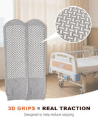Non Slip Grip Socks, 3 Pairs Double Sided Grippy Socks, Slipper-Style Extra Traction Socks for Men & Women