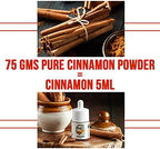 Spice Drop Cinnamon Cassia Extract – Baking, Cooking, Smoothie, Dessert, Coffee, Tea | Premium Quality Rich Aroma & Flavor | No Added Color or Preservative | Sri Lanka Origin | Vegan | 0.17 Oz