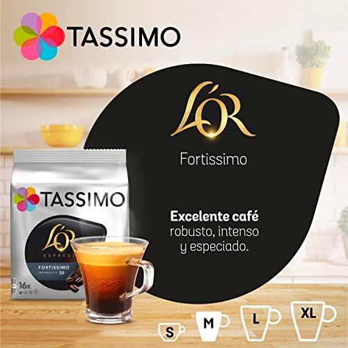 Tassimo L'OR Espresso Fortissimo, Pack of 5 (80 discs / 80 servings)