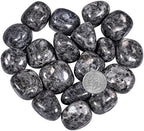Nupuyai 1lb(About 460g) Polished Tumbled Stones Irregular Crystals for Healling/Energy/Wicca Smooth Labradorite Stones for Home/Gardden Decor 0.7"-1.4"