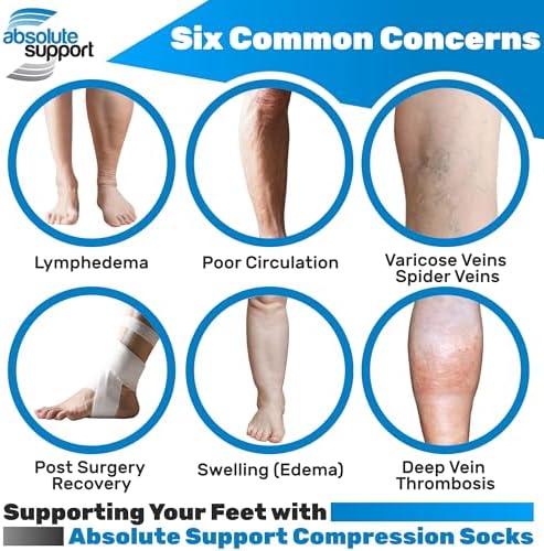 (3 Pairs - Closed Toe) Made in USA - Compression Socks for Women 15-20mmHg - Sheer Compression Knee High Stockings for Post Surgery, Pregnancy, Arthritis, Edema - Black, Large - A101BL3-3