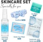 15 PACK Skincare Set with Facial Masks, Under Eye Patches, Face Mist, Lip Mask, Headband, Skin Care for Women, Travel Kit & Birtuday Gifts for Teens Girls, Thank You Gift for Mom, Teacher Gifts