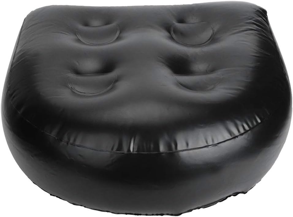 Adjustable PVC SPA Cushion, Water Injection Massage Pad Inflatable Air Mat for Hot Tub Load Bearing 150kg Easily Fill Through SPA Nozzle