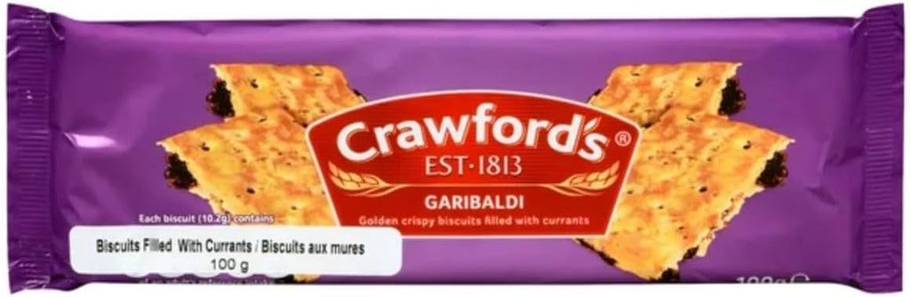 Crawford's Garibaldi Biscuits 100g 3.53 Ounce (Pack of 3)